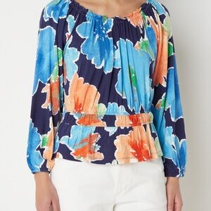 Ralph Lauren Peasant Blouse Size Large